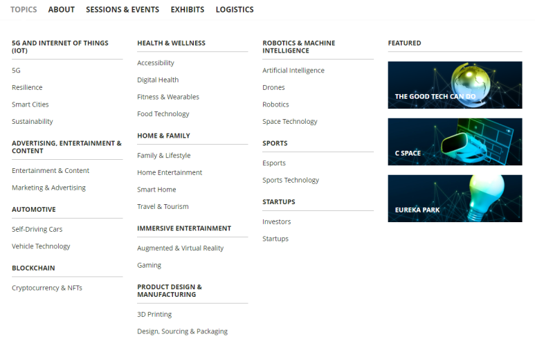 2023 CES TOPICS