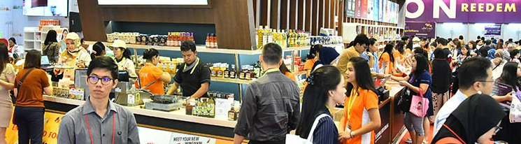 인도네시아 시알 인터푸드 박람회 2022 brand background image