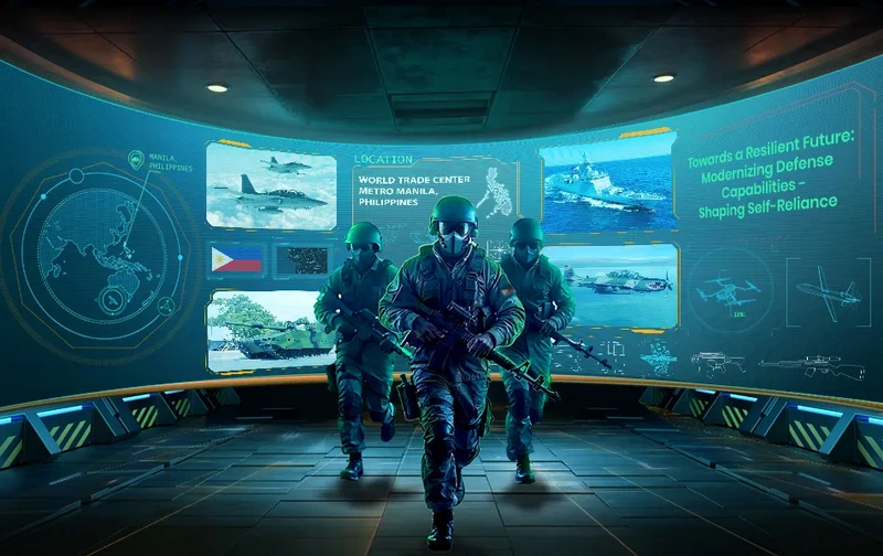 필리핀 방위산업 박람회 2026 brand background image